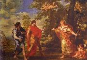 Pietro da Cortona Venus as Huntress Appears to Aeneas Spain oil painting artist